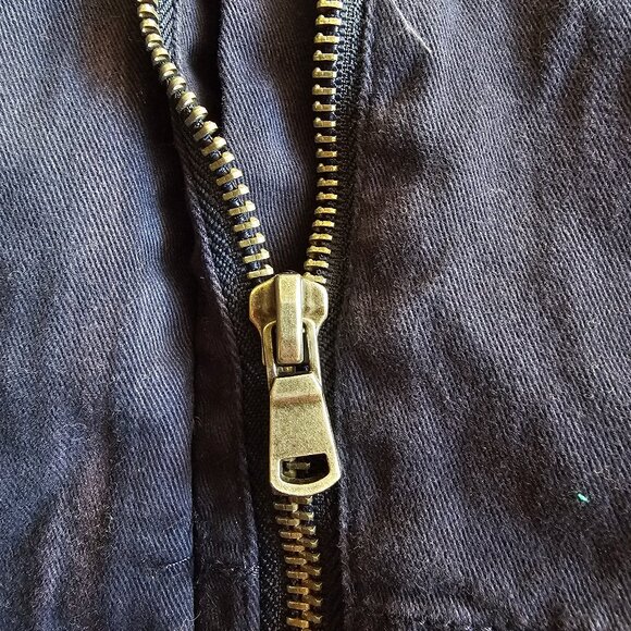 Forever21 "I'm Not Sorry" Utility Jacket - Navy - Sz L - Picture 7 of 13